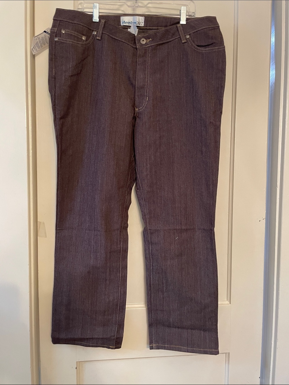 Vintage Denim 24/7 Dark Chocolate Straight Jeans